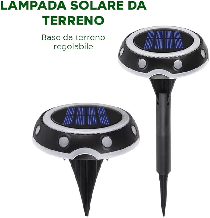 Faretto Solare RGB Da Terreno