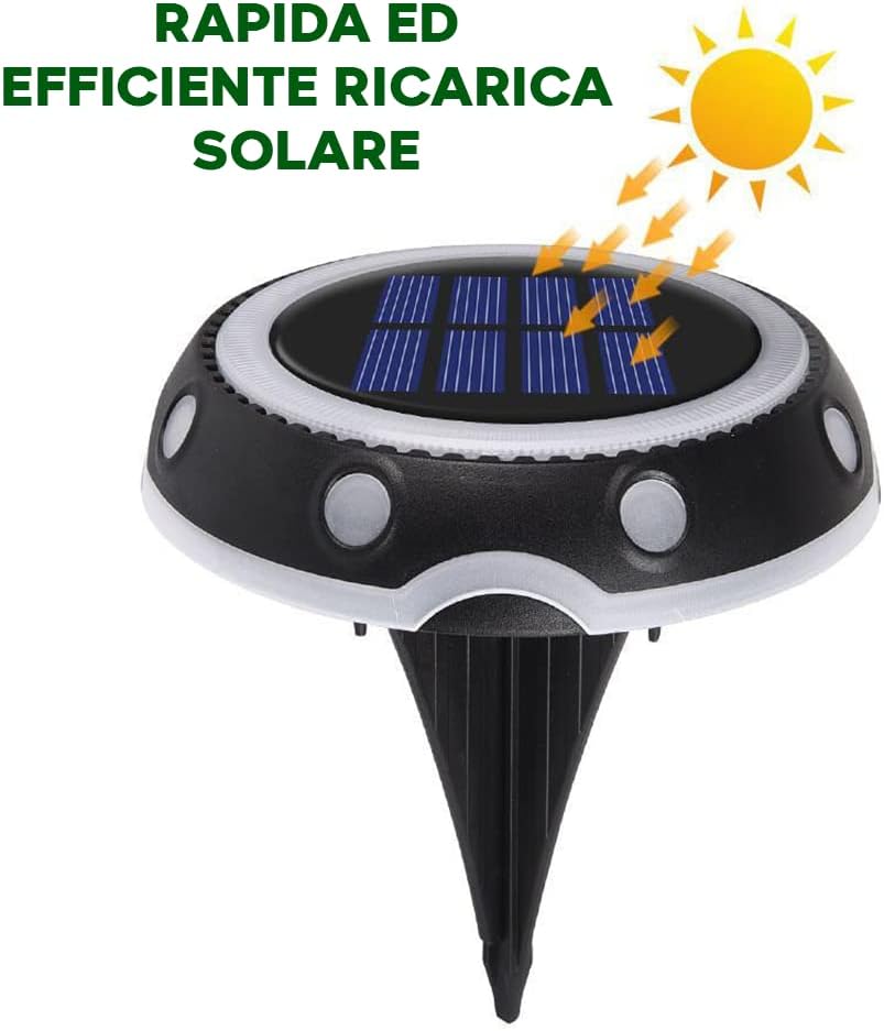 Faretto Solare RGB Da Terreno
