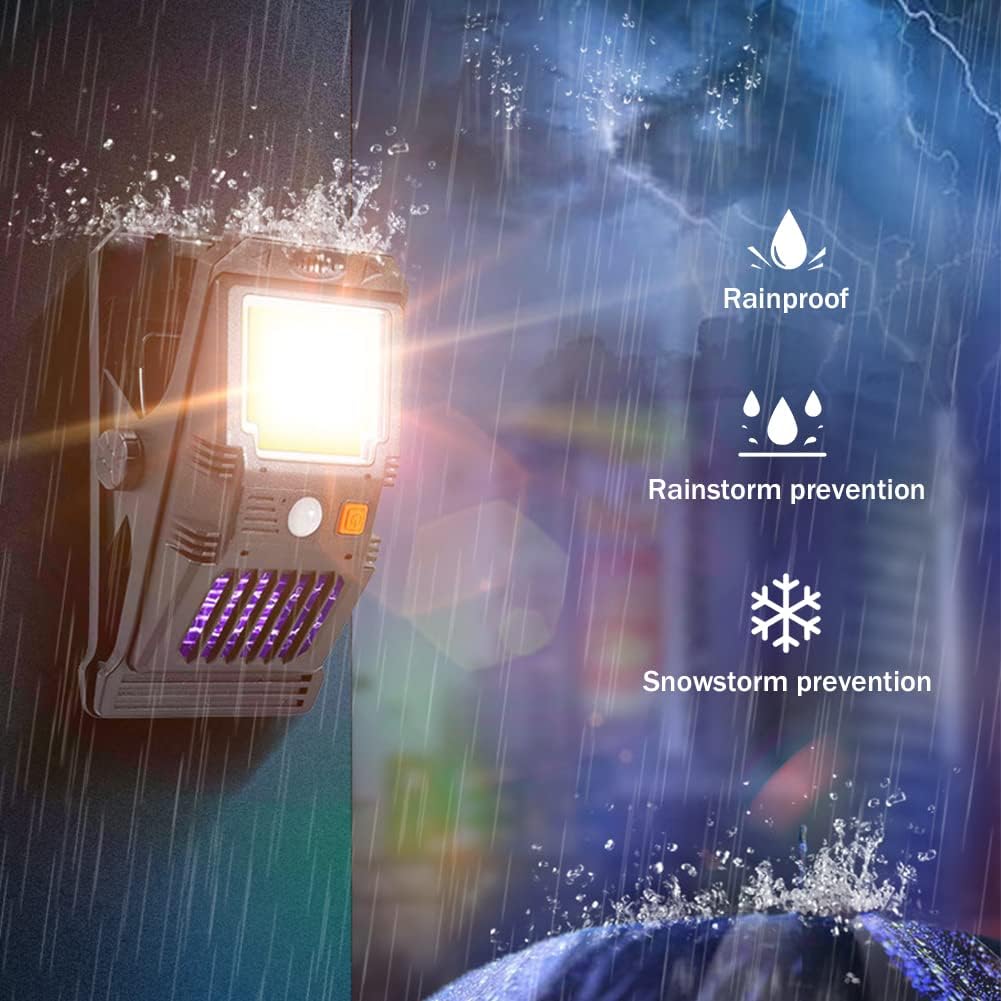 Zanzariera Killer Lampada Sensore di Movimento Lampada Solare