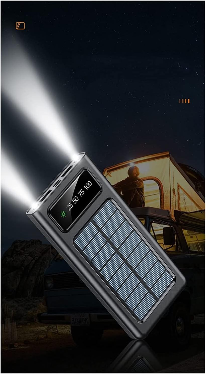 Powerbank Caricatore Torcia Solare Portatile