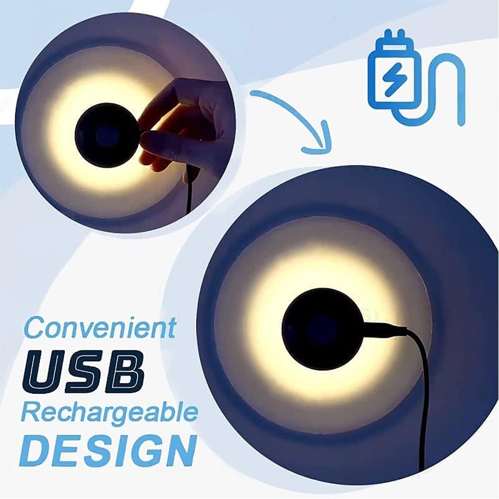 Luce notturna automatica a ventosa