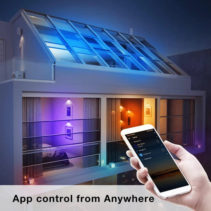 Lampadina LED RGB Wi-Fi con controllo vocale Alexa e Google Home Assistant