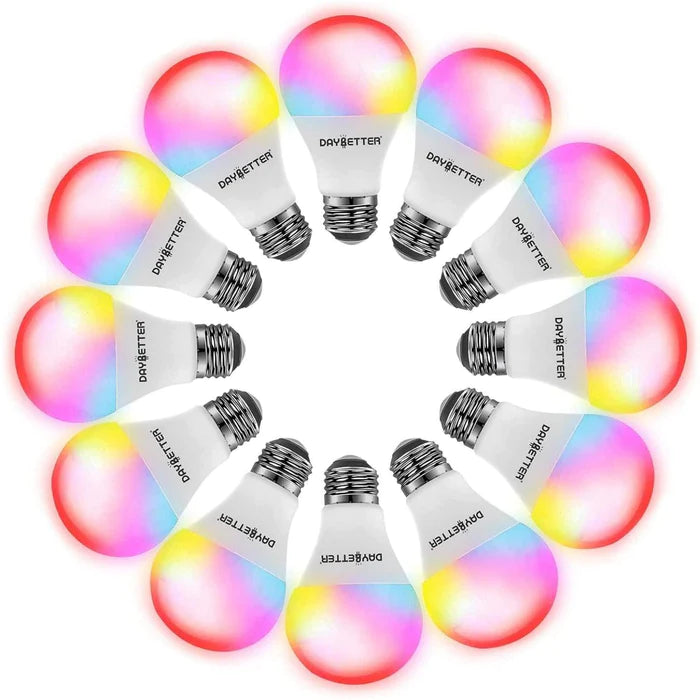 Lampadina LED RGB Wi-Fi con controllo vocale Alexa e Google Home Assistant