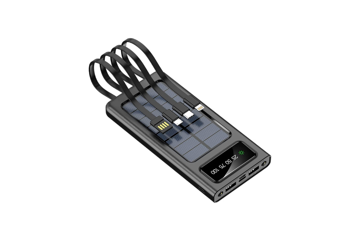 Powerbank Caricatore Torcia Solare Portatile