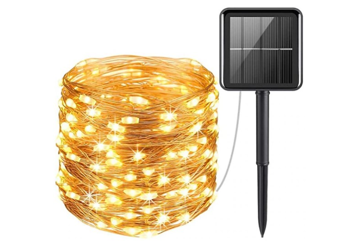 Filo Led con Picchetto e Pannello Solare