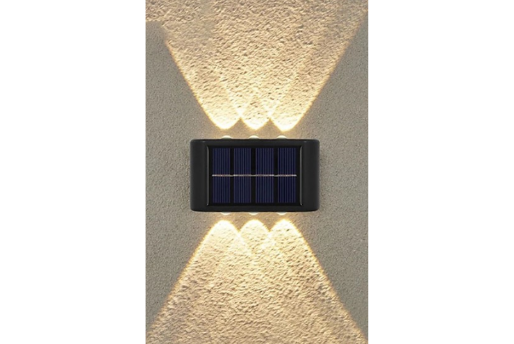 Lampada 6 LED con Pannello Solare