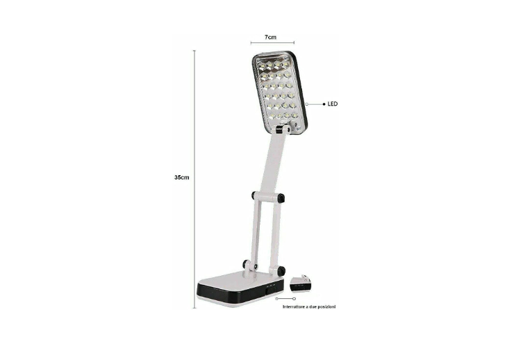 Desk Lamp - Lampada da scrivania a LED con batteria ricaricabile