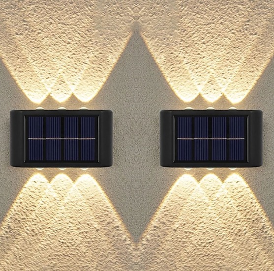 Lampada 6 LED con Pannello Solare