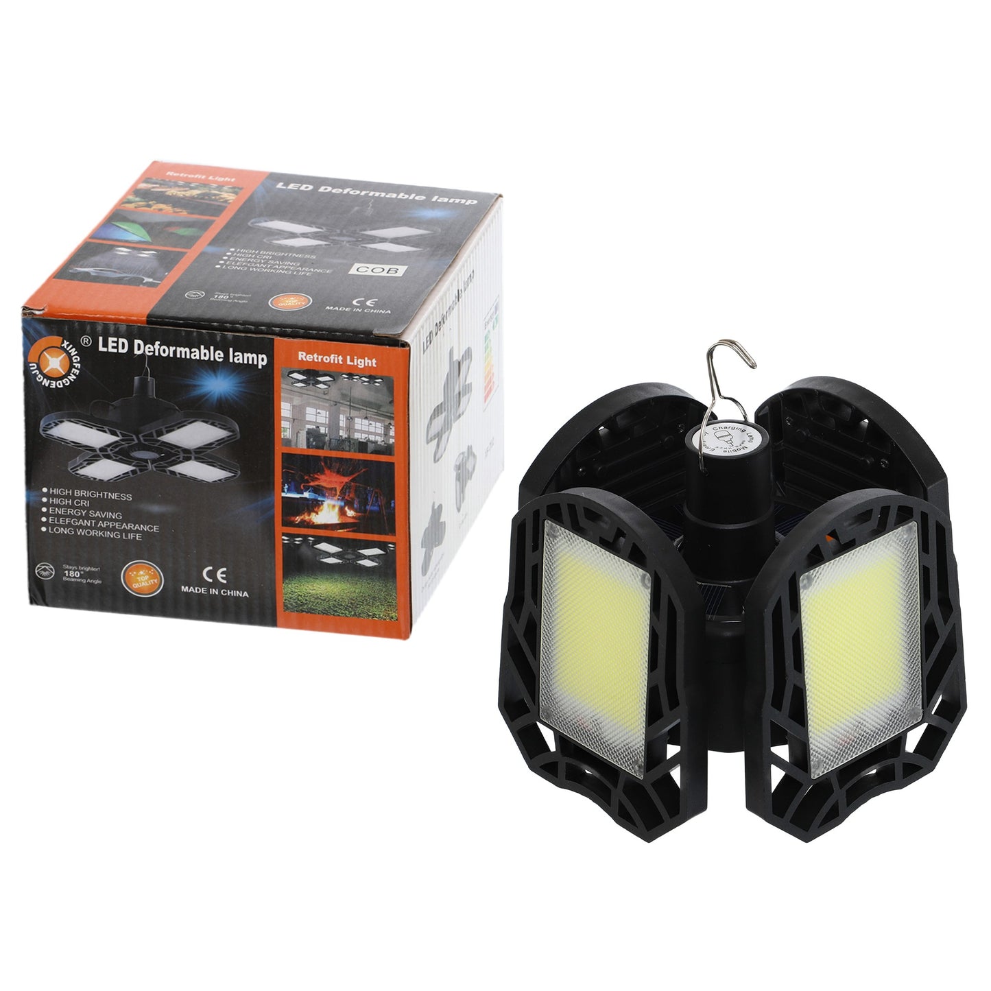 Lampada LED pieghevole a ricarica solare