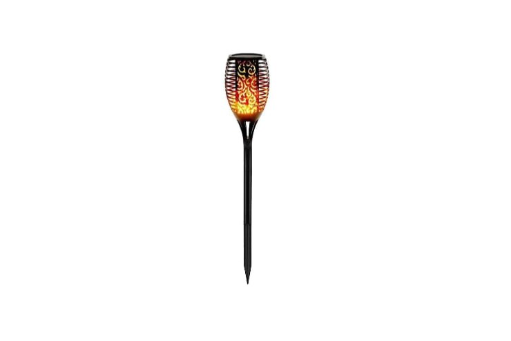 Lampade solari da giardino e esterni con effetto fiamma