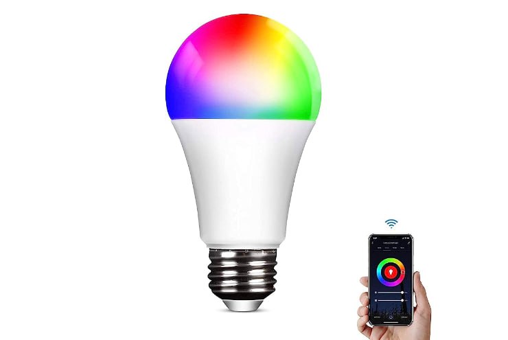 Lampadina LED RGB Wi-Fi con controllo vocale Alexa e Google Home Assis –  10eLED