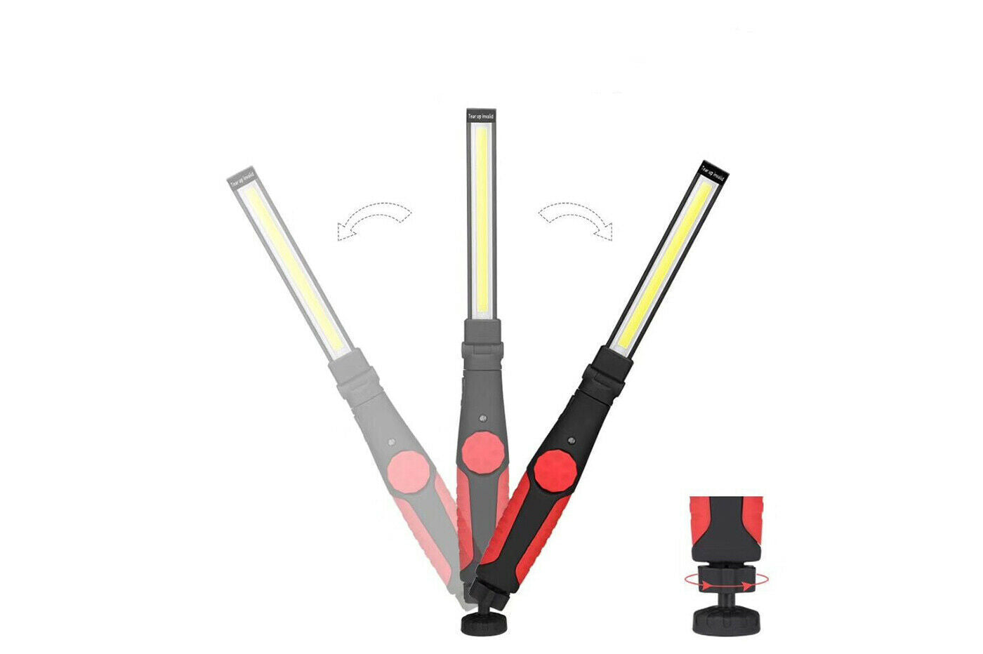 Lampada LED Ricaricabile USB Torcia Magnetica