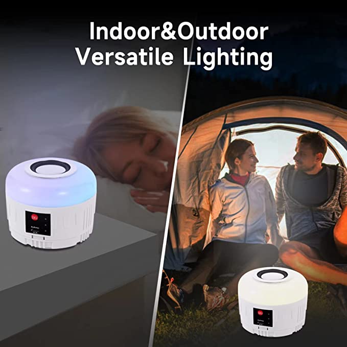 Luce portatile LED con altoparlante Bluetooth 4.0 per la musica, ricarica USB e solare