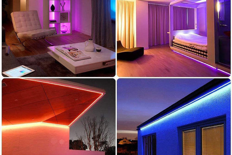 Striscia LED RGB regolabile per interni ed esterni