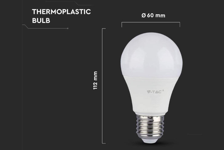 Lampadina LED V-Tac Bulbo E27 da 9W a risparmio energetico