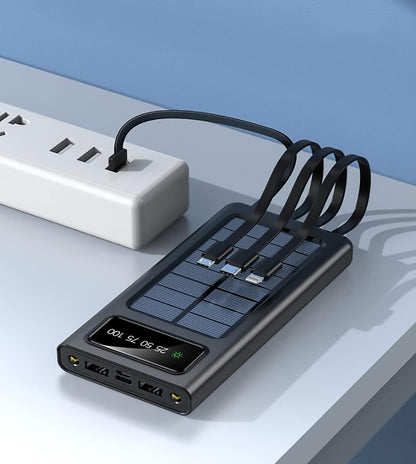 Powerbank Caricatore Torcia Solare Portatile