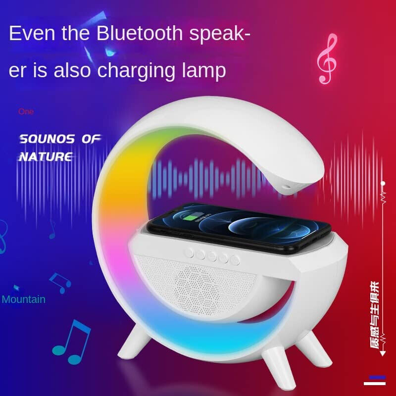 Lampada Ricarica Wireless LED Bluetooth