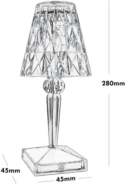 Lampada Led Diamond Lamp Con Barra Sensore Tattile