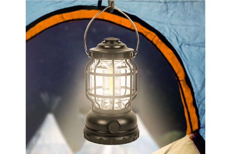 Lampada da camping e esterno portatile stile retrò